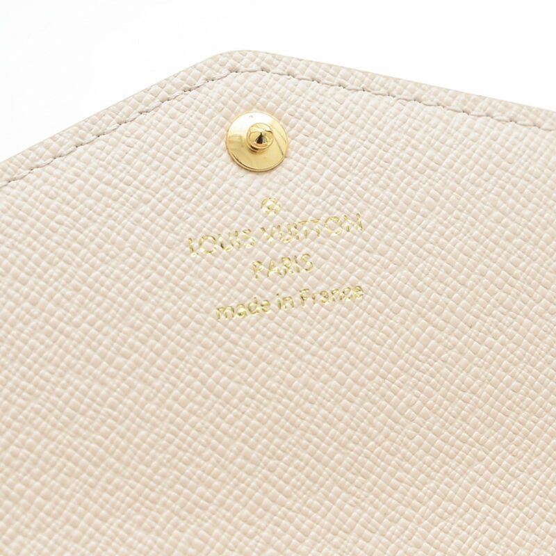 LOUIS VUITTON Damier Azur Portefeuille Sara NM Chain Pattern Zipper Long Wallet N40482 - Logoexplore - Image 4
