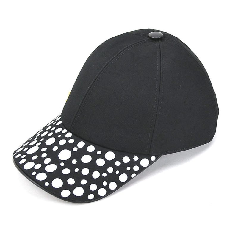 LOUIS VUITTON Cap LV × YK Infinity Dot Cotton Black Unisex M7069L - Logoexplore - Image 2