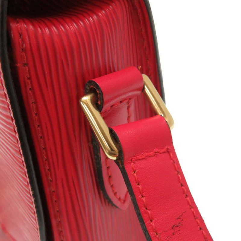 Louis Vuitton Epi Mini Saint-Cloud Castilian Red M52217 Shoulder Bag - Logoexplore - Image 8