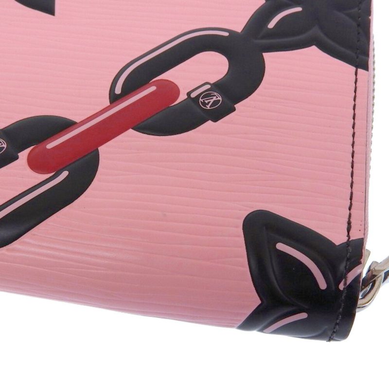 LOUIS VUITTON Epi Zippy Round Long Wallet Chain 2016 M62233 - Logoexplore - Image 8