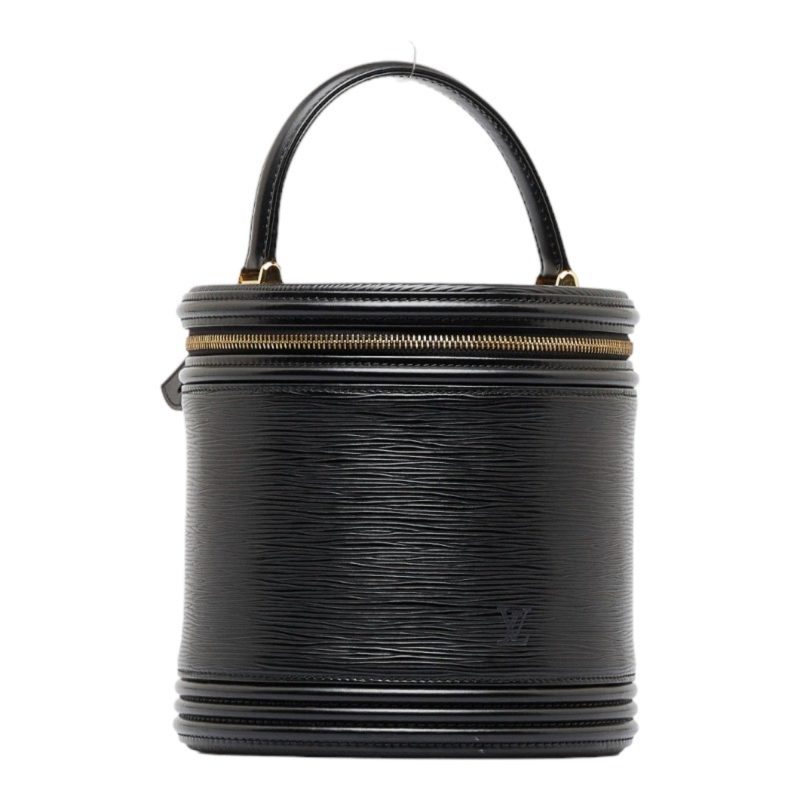 LOUIS VUITTON Epi Cannes Handbag Vanity Bag M48032 Noir Black Leather Ladies - Logoexplore