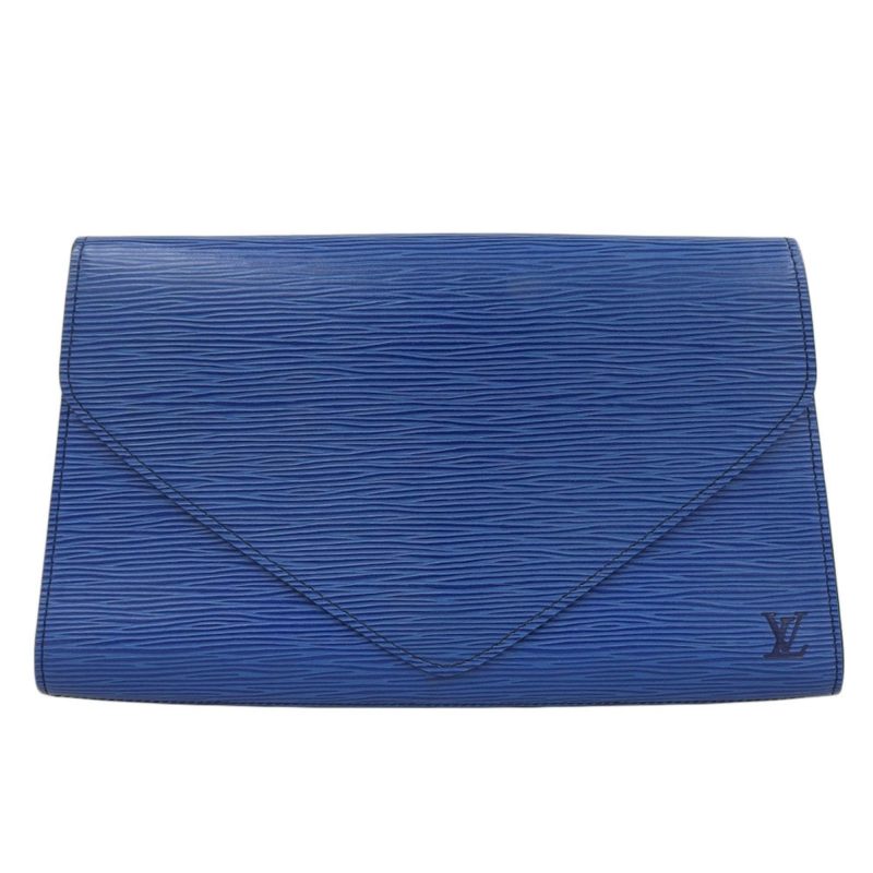 Louis Vuitton Epi Art Deco Second Bag Clutch Toledo Blue M52635 - Logoexplore