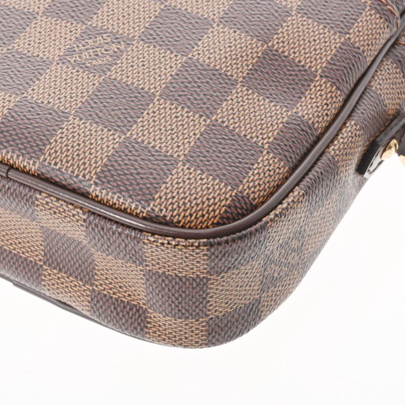 LOUIS VUITTON Damier Lift Brown N60009 Women's Canvas Shoulder Bag - Logoexplore - Image 8