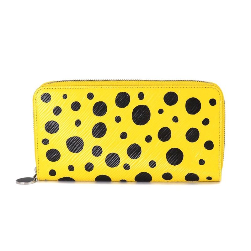 LOUIS VUITTON Epi Infinity Dot LVxYK Zippy Wallet Round Zipper Long Leather Jaune M81960 RFID - Logoexplore