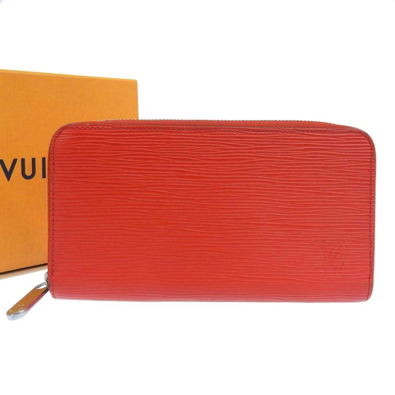 LOUIS VUITTON Epi Zippy Round Long Wallet Coquelicot Red M61859 - Logoexplore