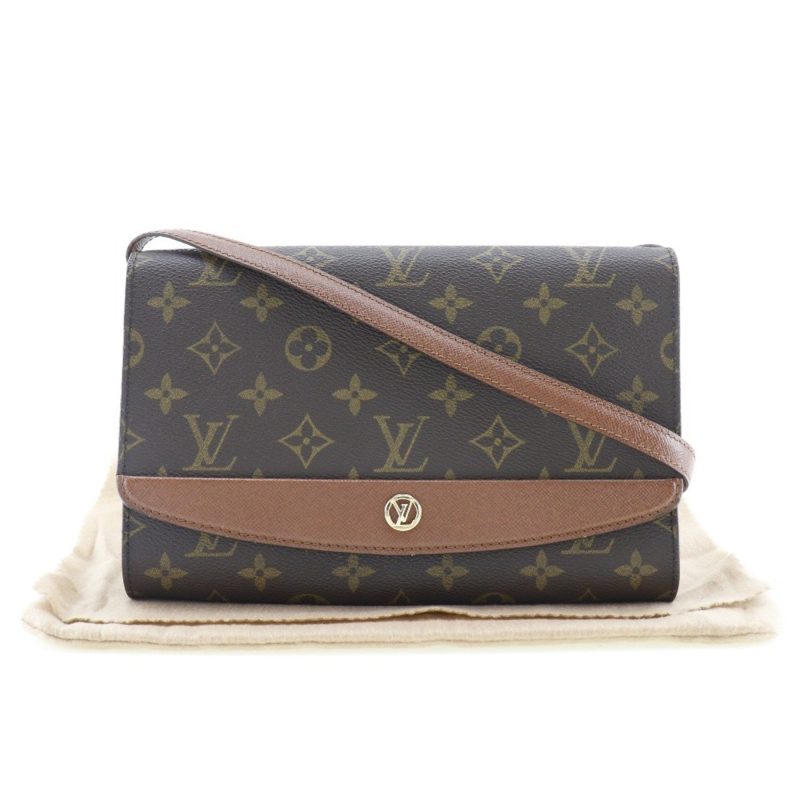 LOUIS VUITTON Bordeaux Shoulder Bag 2WAY Clutch Vintage M51797 Monogram Canvas Brown A21912 Ladies - Logoexplore - Image 10