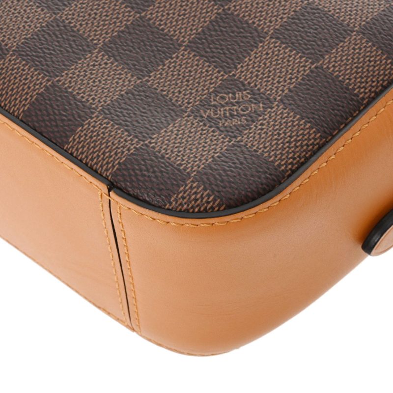 LOUIS VUITTON Damier Santa Monica Saffron N40178 Women's Canvas Shoulder Bag - Logoexplore - Image 9