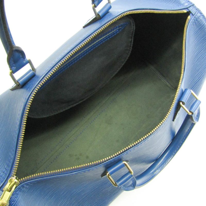 Louis Vuitton Epi Speedy 35 M42995 Unisex Handbag Toledo Blue - Logoexplore - Image 3