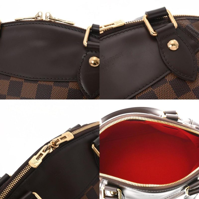LOUIS VUITTON Damier Verona PM Brown N41117 Women's Canvas Handbag - Logoexplore - Image 10