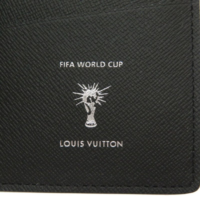 Louis Vuitton Epi Portofeuil Brothers 2018 FIFA World Cup Limited M63294 Long Wallet Black 0203 LOUIS VUITTON Men's - Logoexplore - Image 6