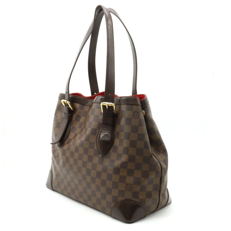 LOUIS VUITTON Damier Hampstead MM Tote Bag Shoulder N51204 - Logoexplore - Image 2