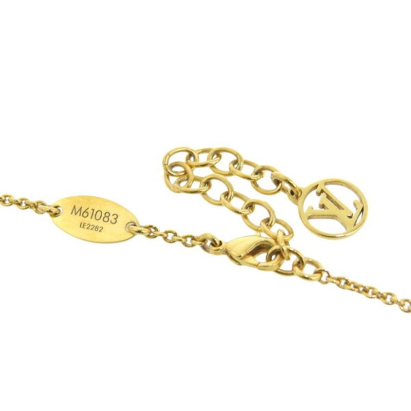 LOUIS VUITTON Essential V Necklace M61083 Gold Women's - Logoexplore - Image 6