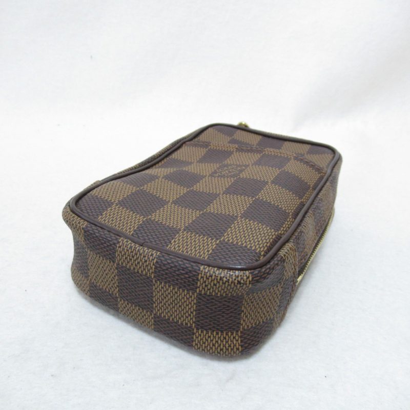 LOUIS VUITTON Etui Okapi digital camera case Brown Ebene Damier PVC coated canvas N61737 - Logoexplore - Image 4