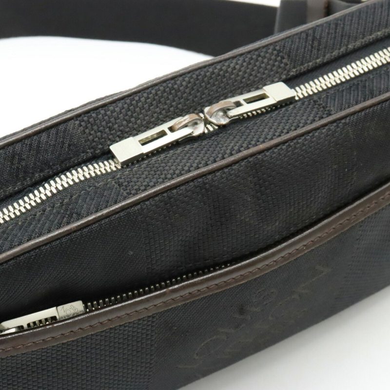LOUIS VUITTON Damierjean Acrobatic Body Bag Waist Canvas Noir Black M93620 - Logoexplore - Image 6