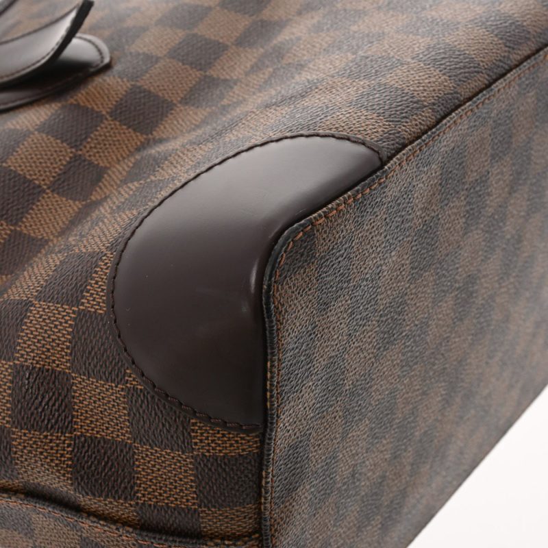 LOUIS VUITTON Damier Hampstead MM Brown N51204 Women's Canvas Handbag - Logoexplore - Image 8