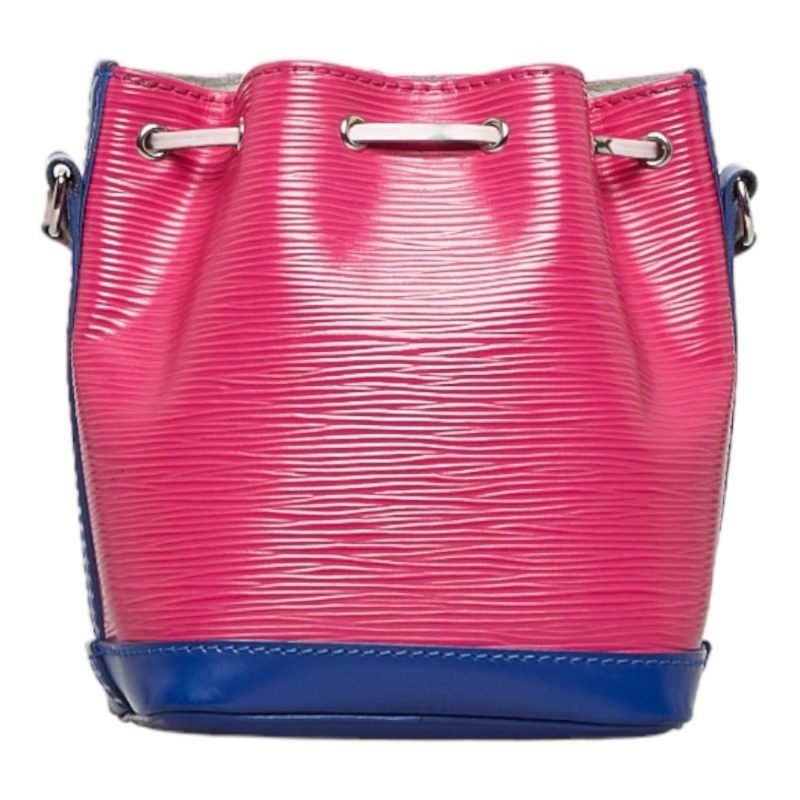 LOUIS VUITTON Epi Nano Noe Shoulder Bag M42502 Pink Navy PVC Leather Women's - Logoexplore - Image 3