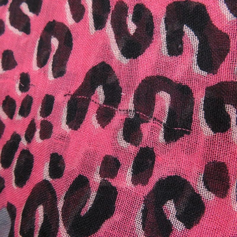 LOUIS VUITTON Etor leopard print stole cashmere/silk ladies - Logoexplore - Image 5