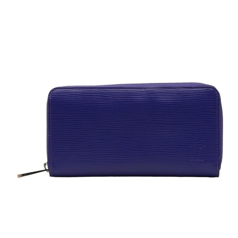 LOUIS VUITTON Epi Zippy Round Long Wallet M6030G Fig Purple Leather Ladies - Logoexplore
