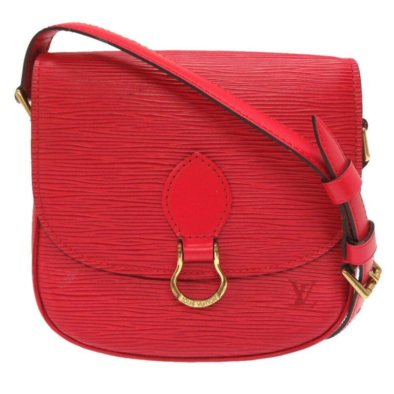 Louis Vuitton Epi Mini Saint-Cloud Castilian Red M52217 Shoulder Bag - Logoexplore
