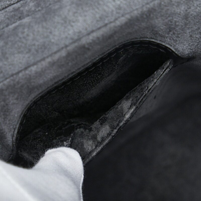 LOUIS VUITTON Epi Cannes Handbag Vanity Bag M48032 Noir Black Leather Ladies - Logoexplore - Image 5
