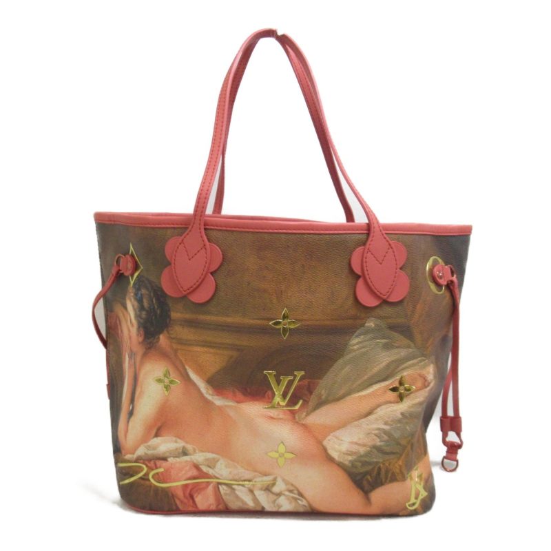 LOUIS VUITTON Boucher Neverfull MM Tote Bag Pink Masters collection PVC coated canvas - Logoexplore - Image 2