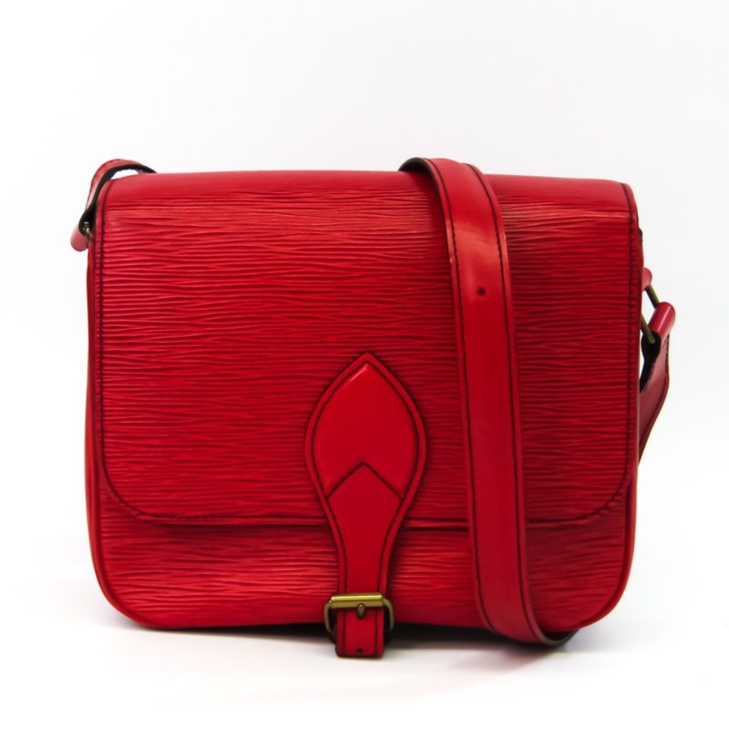 Louis Vuitton Epi Cartouchiere M52247 Women's Shoulder Bag Castilian Red - Logoexplore