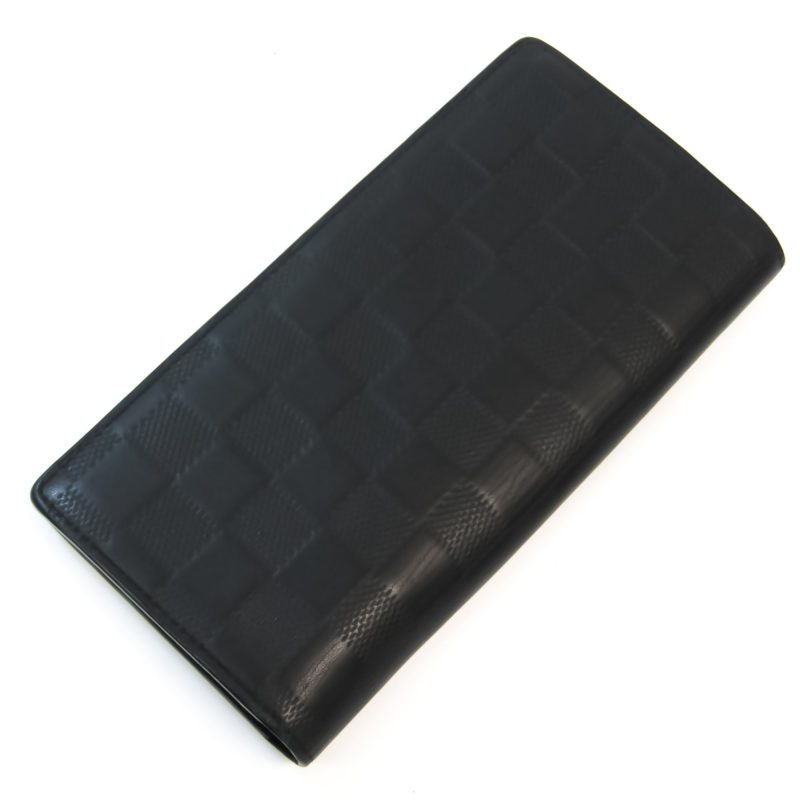Louis Vuitton Damier Infini Brazza Wallet N63010 Men's Damier Infini Long Wallet (bi-fold) Onyx - Logoexplore - Image 2