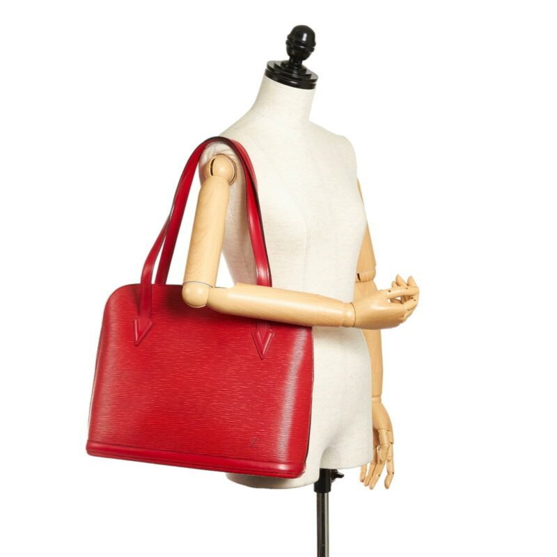 Louis Vuitton Epi Lussac Shoulder Bag M52287 Castilian Red Leather Ladies LOUIS VUITTON - Logoexplore - Image 9
