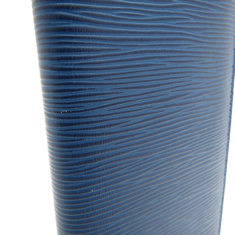 LOUIS VUITTON Epi Brazza Wallet M60616 Men's Epi Leather Long Wallet [bi-fold] Bleu Celeste - Logoexplore - Image 5