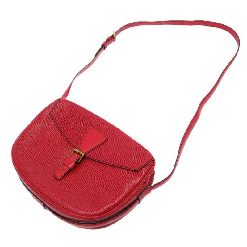 Louis Vuitton Epi Genefille Castile Red M52157 Shoulder Bag 0149 LOUIS VUITTON - Logoexplore - Image 7