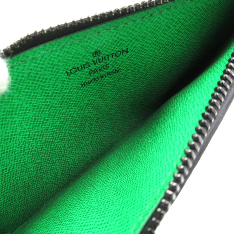 LOUIS VUITTON Coin card holder Brown Green Monogram macassar PVC coated canvas M81627 - Logoexplore - Image 5