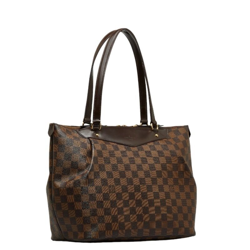 LOUIS VUITTON Damier Westminster GM Tote Bag Shoulder N41103 Brown PVC Leather Ladies - Logoexplore - Image 2