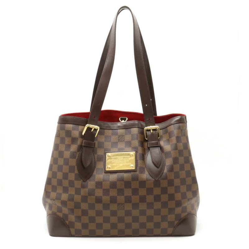 LOUIS VUITTON Damier Hampstead MM Tote Bag Shoulder N51204 - Logoexplore