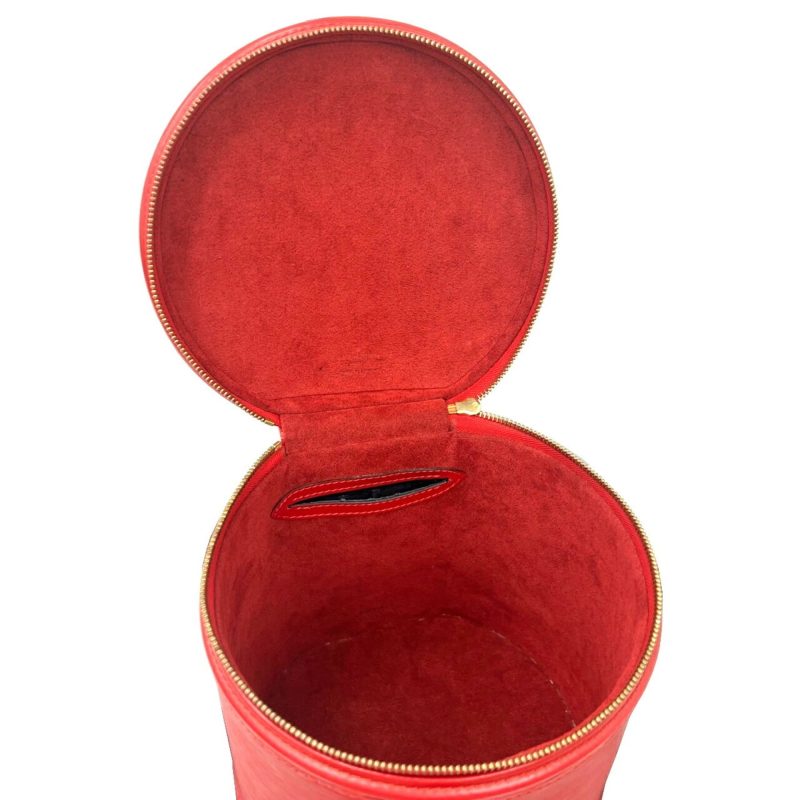 LOUIS VUITTON Cannes Vanity Bag Handbag Epi Leather M48037 AS0936 Red Ladies - Logoexplore - Image 5