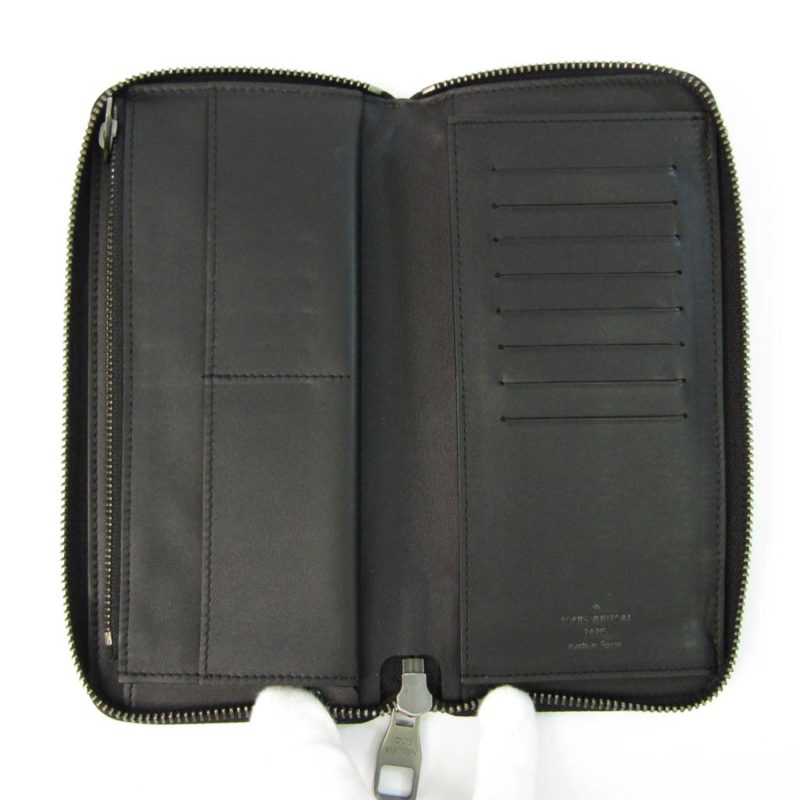 Louis Vuitton Damier Infini Zippy Wallet Vertical N63548 Men's Damier Infini Long Wallet (bi-fold) Onyx - Logoexplore - Image 3