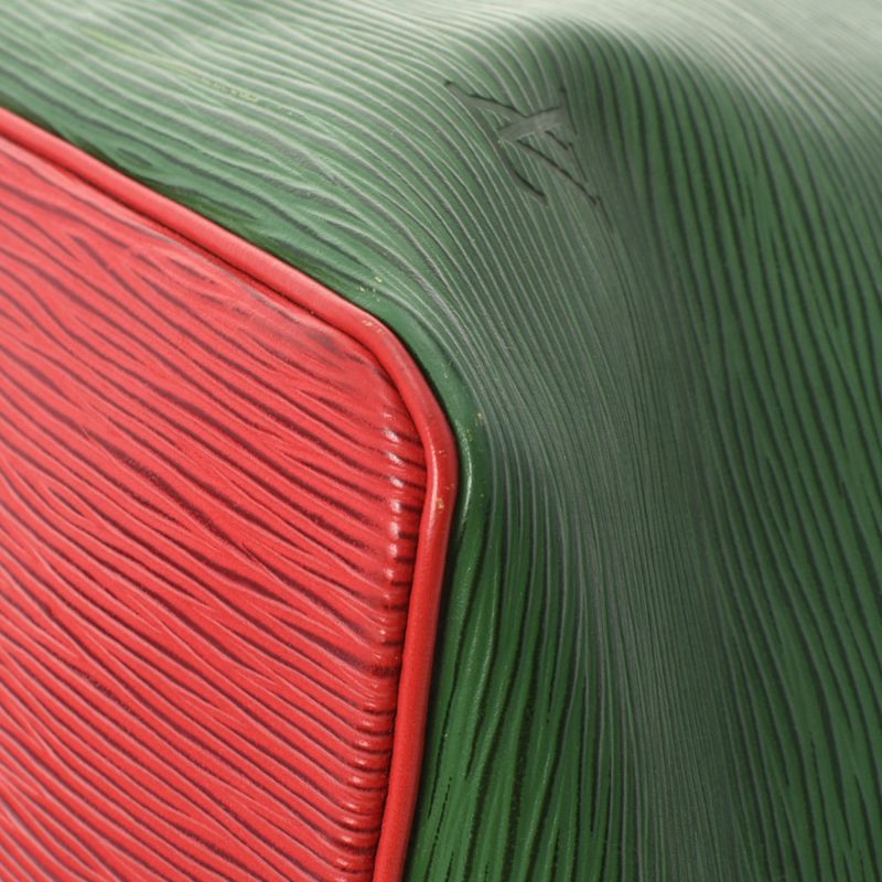LOUIS VUITTON Epi Petit Noe Bicolor Green / Red M44147 Women's Leather Shoulder Bag - Logoexplore - Image 7