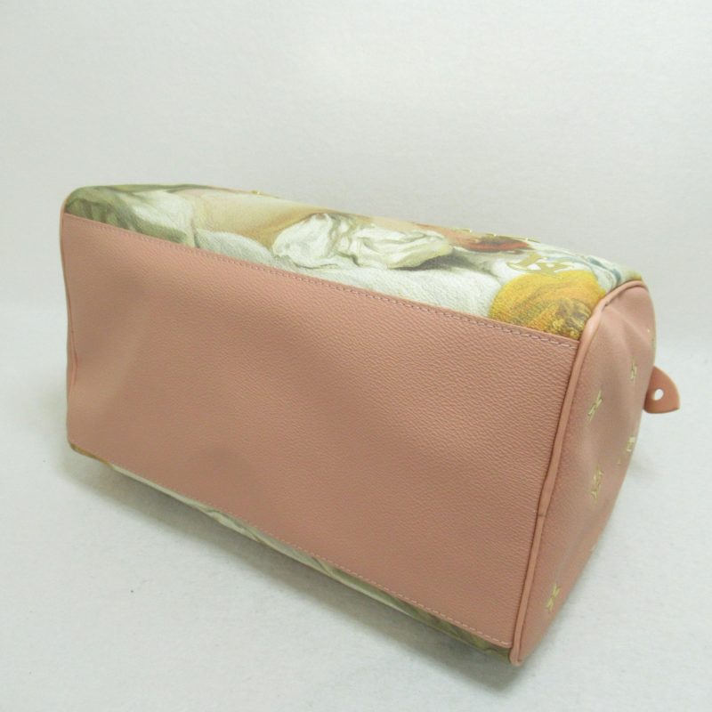 LOUIS VUITTON Fragonard Speedy 30 handbag Pink Masters collection PVC coated canvas M43307 - Logoexplore - Image 5