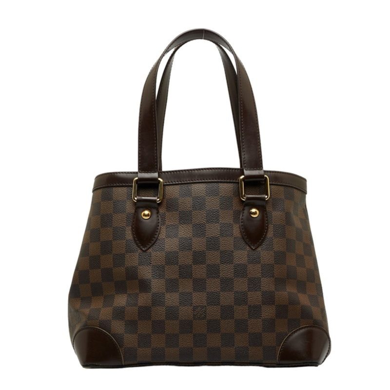 LOUIS VUITTON Damier Ebene Hampstead PM Tote Bag N51205 Brown PVC Leather Women's - Logoexplore - Image 3