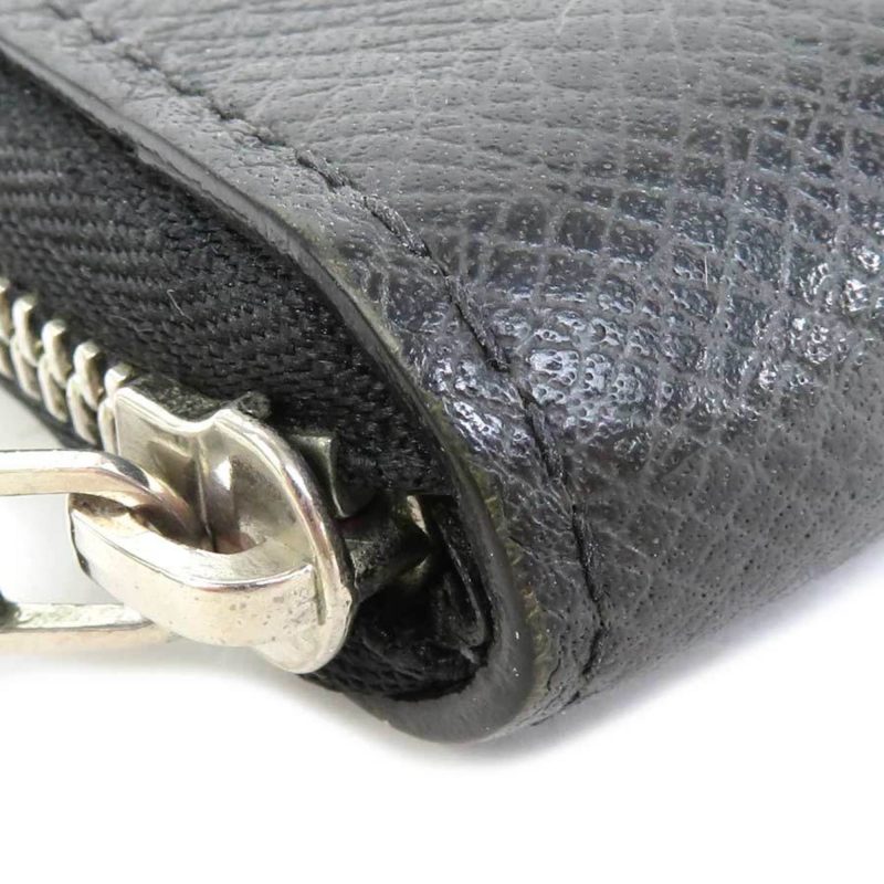 LOUIS VUITTON Coin Case Wallet Taiga Zippy Purse Ardoise Silver Men's M32832 - Logoexplore - Image 4