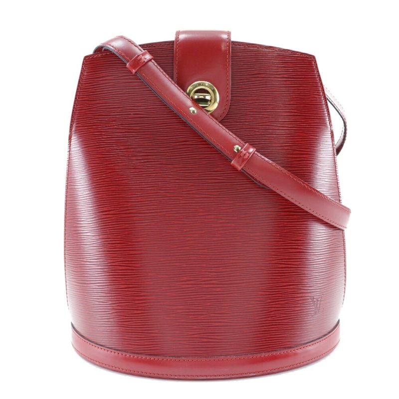 LOUIS VUITTON Cluny Shoulder Bag M52257 Epi Leather Castilian Red VI0995 Women's - Logoexplore