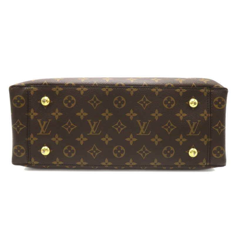 LOUIS VUITTON Flower tote Brown Red Coquelicot Monogram PVC coated canvas M43553 - Logoexplore - Image 4