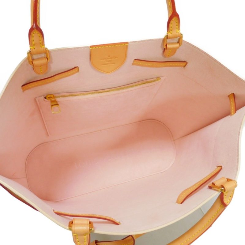 LOUIS VUITTON Handbag Girolatta Logo White 2WAY Shoulder Bag Damier Azur Rose Ballerine N41579 Women's - Logoexplore - Image 5