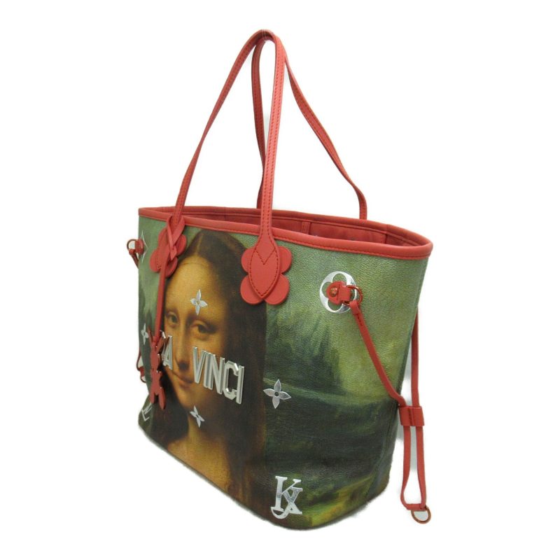 LOUIS VUITTON Da Vinci Neverfull MM Pink Masters collection PVC coated canvas M43373 - Logoexplore - Image 2