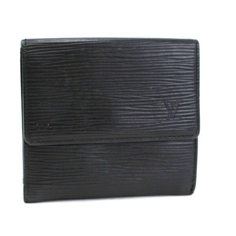 Louis Vuitton Epi W Wallet Portomone Bie Cult Credit Noir (Black) M63482 LOUIS VUITTON LV Men's Women's - Logoexplore