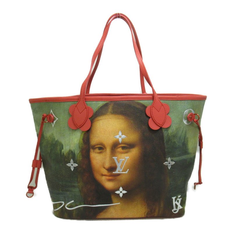 LOUIS VUITTON Da Vinci Neverfull MM Pink Masters collection PVC coated canvas M43373 - Logoexplore - Image 3