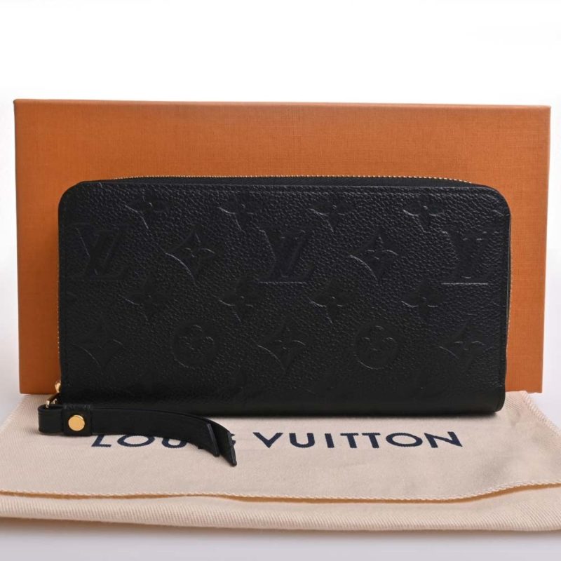 LOUIS VUITTON Empreinte Zippy Round Long Wallet M61864 Black Ladies - Logoexplore - Image 3