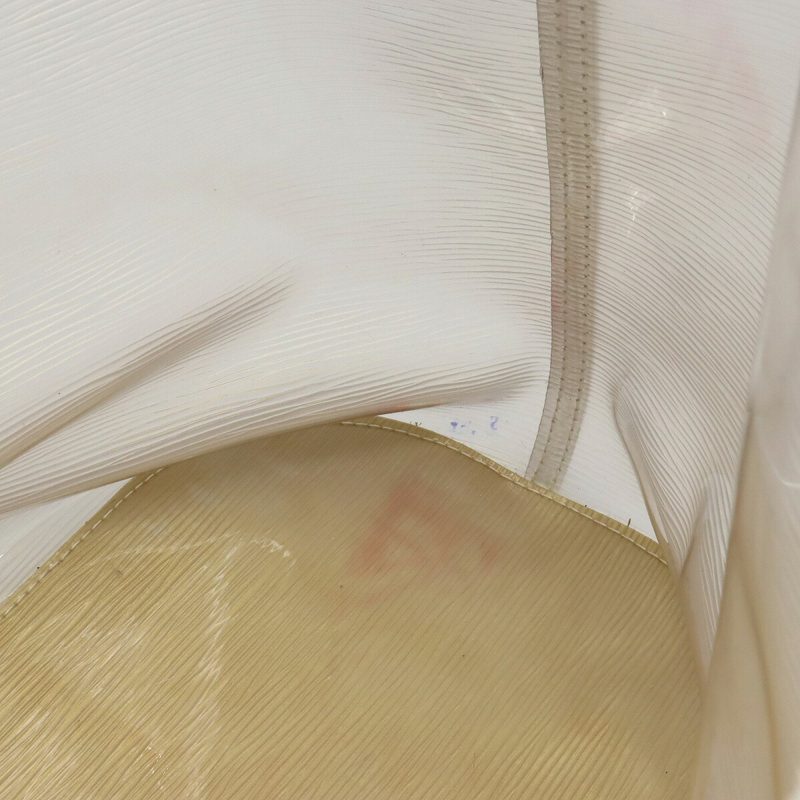 LOUIS VUITTON Epiplage Lagoon Bay Tote Bag Vinyl Leather Coconut Clear Gold M92151 - Logoexplore - Image 6
