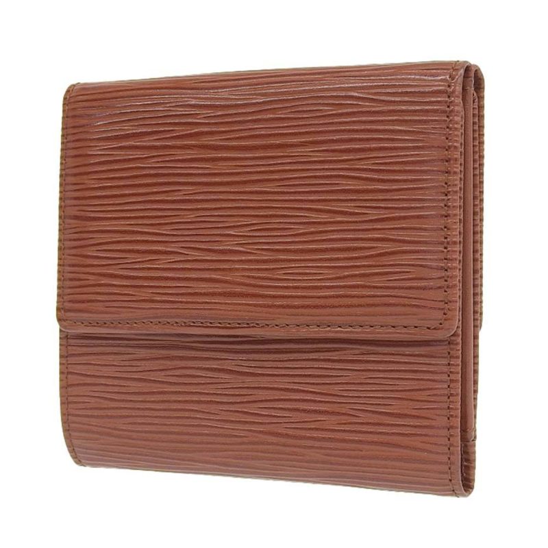Louis Vuitton Epi Portomone Bie Cult Credit Double Hook Fold Wallet Brown M63483 - Logoexplore - Image 2