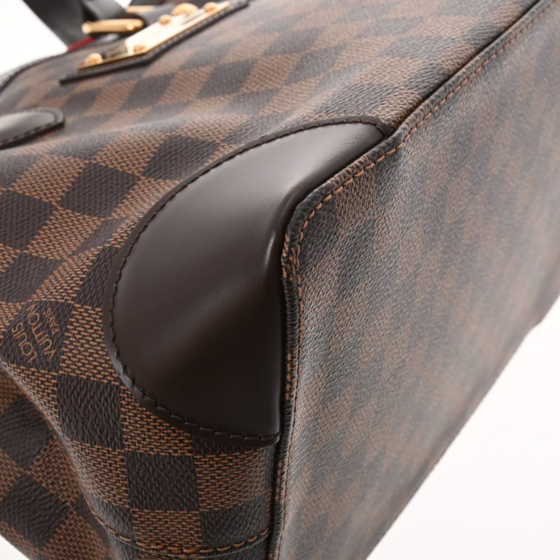 LOUIS VUITTON Damier Hampstead PM Brown N51205 Women's Canvas Handbag - Logoexplore - Image 6