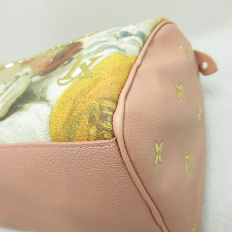LOUIS VUITTON Fragonard Speedy 30 handbag Pink Masters collection PVC coated canvas M43307 - Logoexplore - Image 6